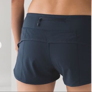Lululemon Original Speed Up Short Black Never Worn